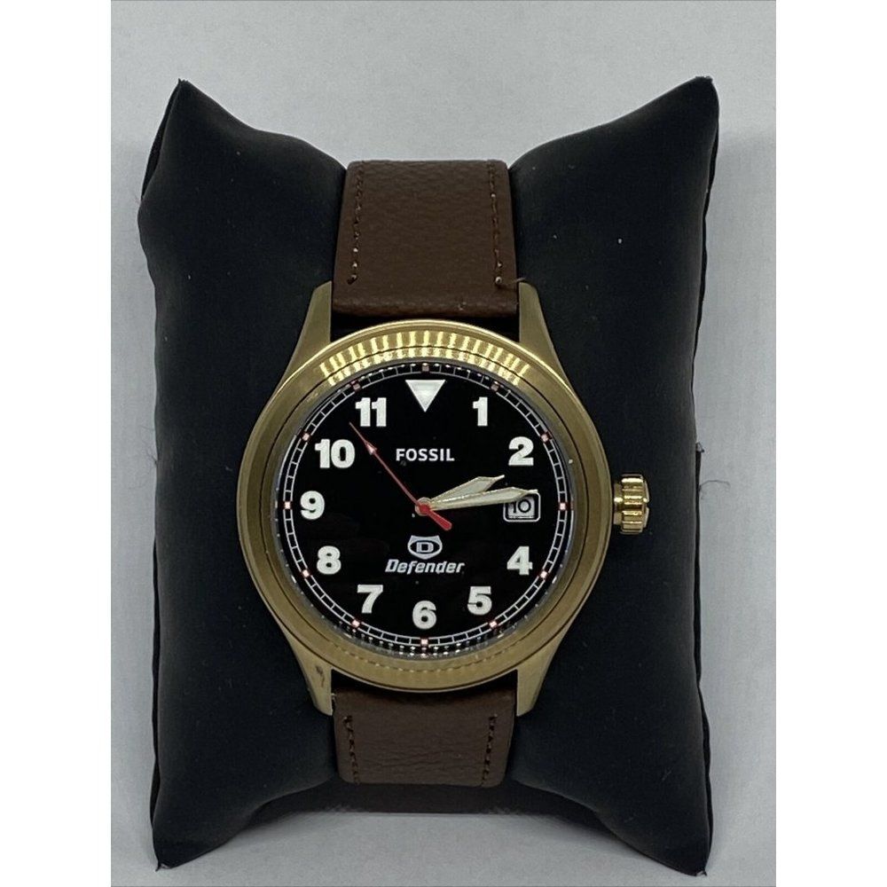Fossil DEC1023 Women's Brown Leather Black Analog